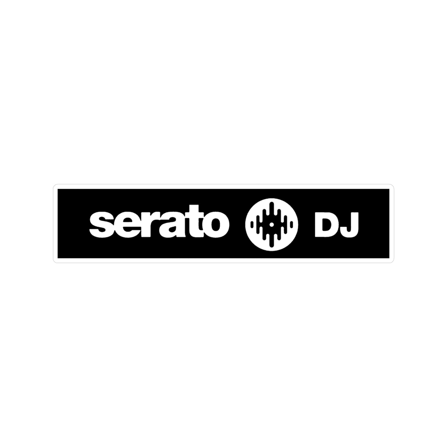 Serato DJ Logo Vinyl Sticker — Kiss-Cut Laptop Decal