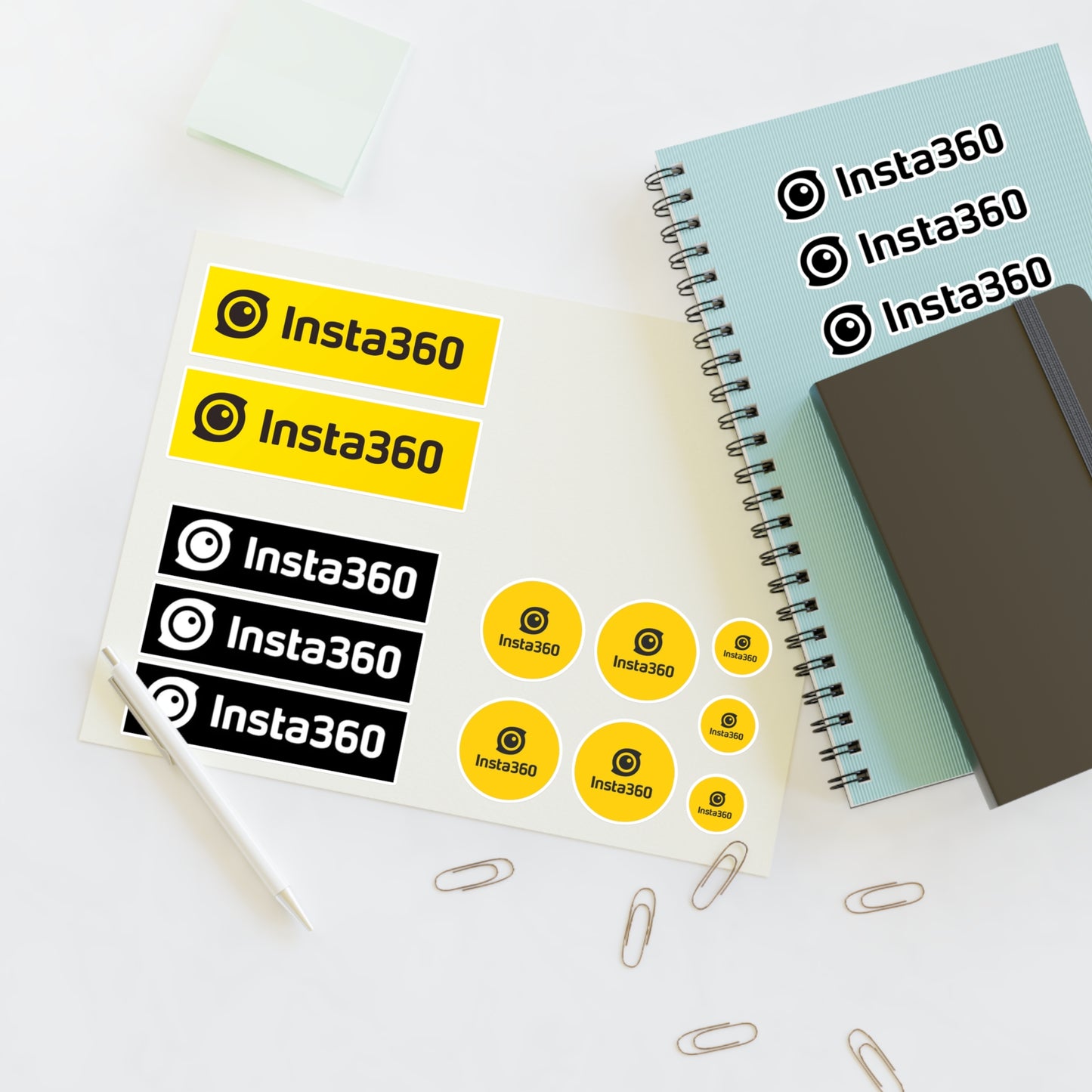 Insta360 Logo Sticker Waterproof Vinyl Decal for Laptop, Camera, Car, Helmet