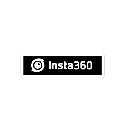 Insta360  Sticker — Weatherproof Transparent Camera Brand Decal