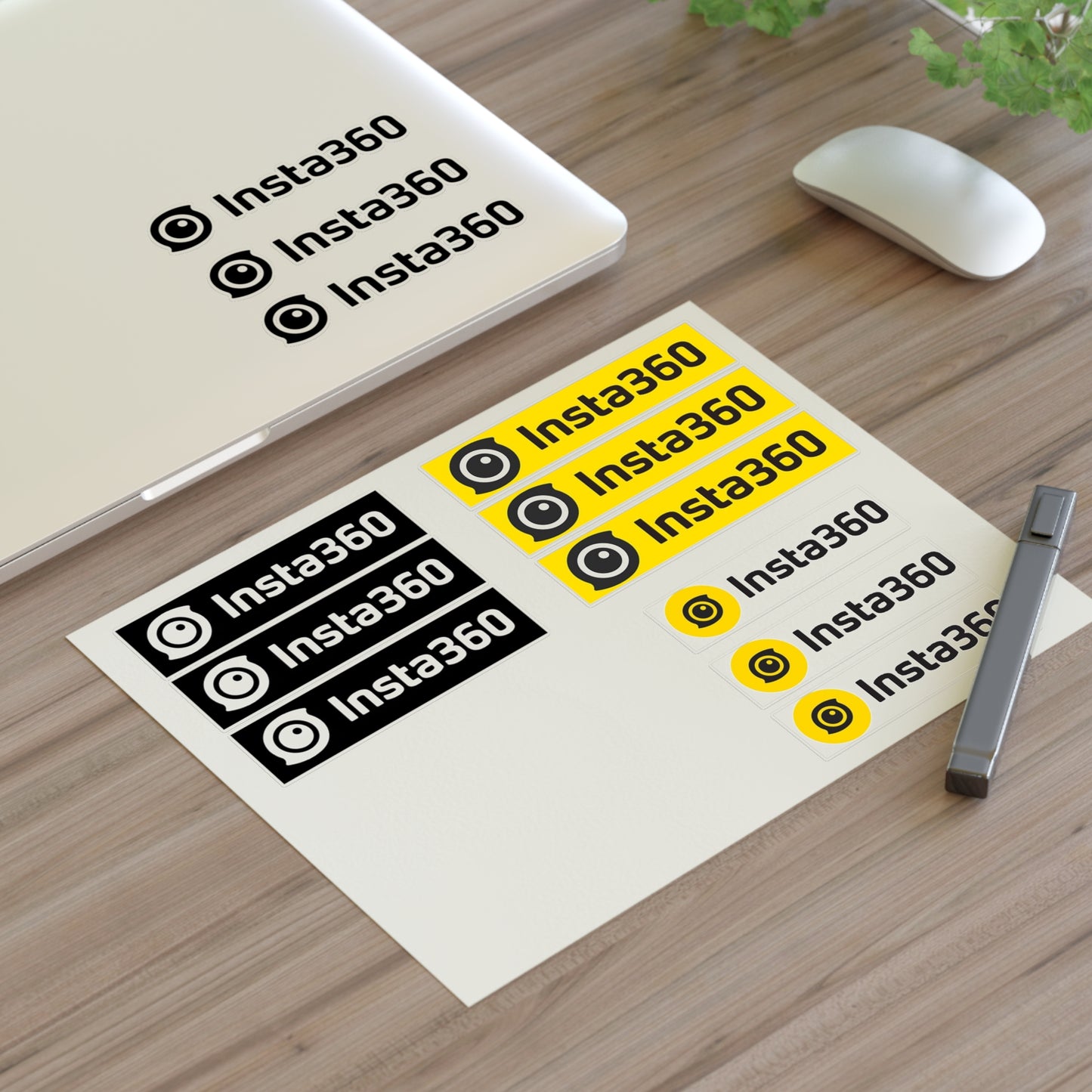 Insta360 Logo Aesthetic Sticker – Clean Minimal Camera Brand Decal