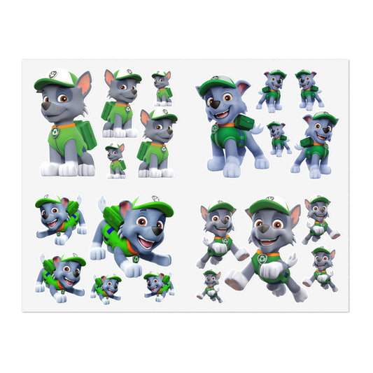 Paw patrol  Sticker Sheet – Playful Cartoon Dog Decals for Kids, Scrapbooks & Party Favors