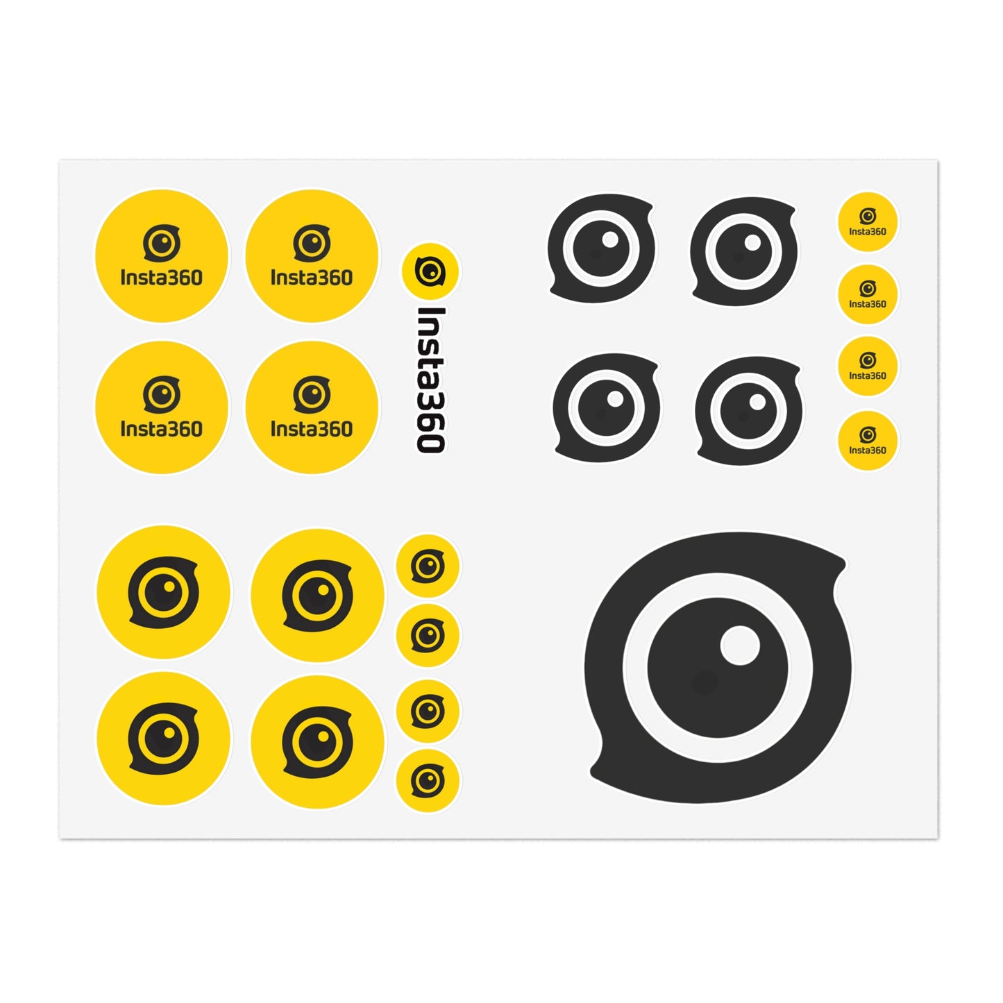 Insta360 Logo Premium Vinyl Sticker – Ultra Durable, Scratch-Resistant Decal