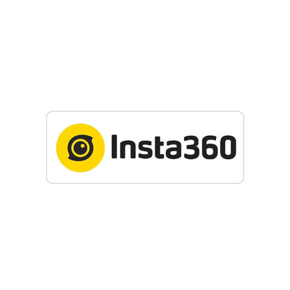 Insta360 Logo Die-Cut Outdoor Sticker — Transparent Weatherproof Decal