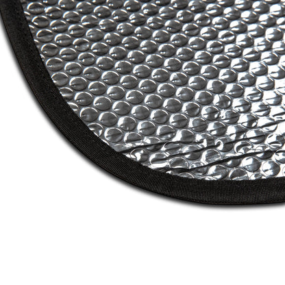 Binance Car Sun Shade — Black & Gold Geometric Logo Windshield Shade