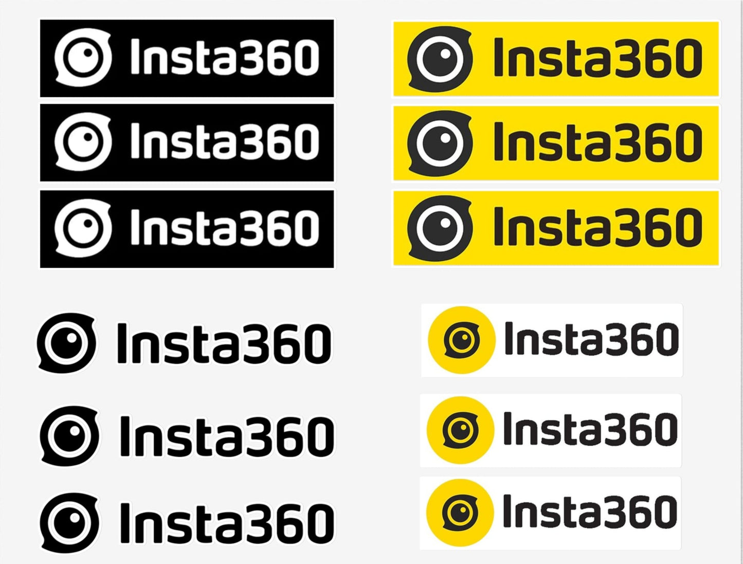 Insta360 Logo Aesthetic Sticker – Clean Minimal Camera Brand Decal