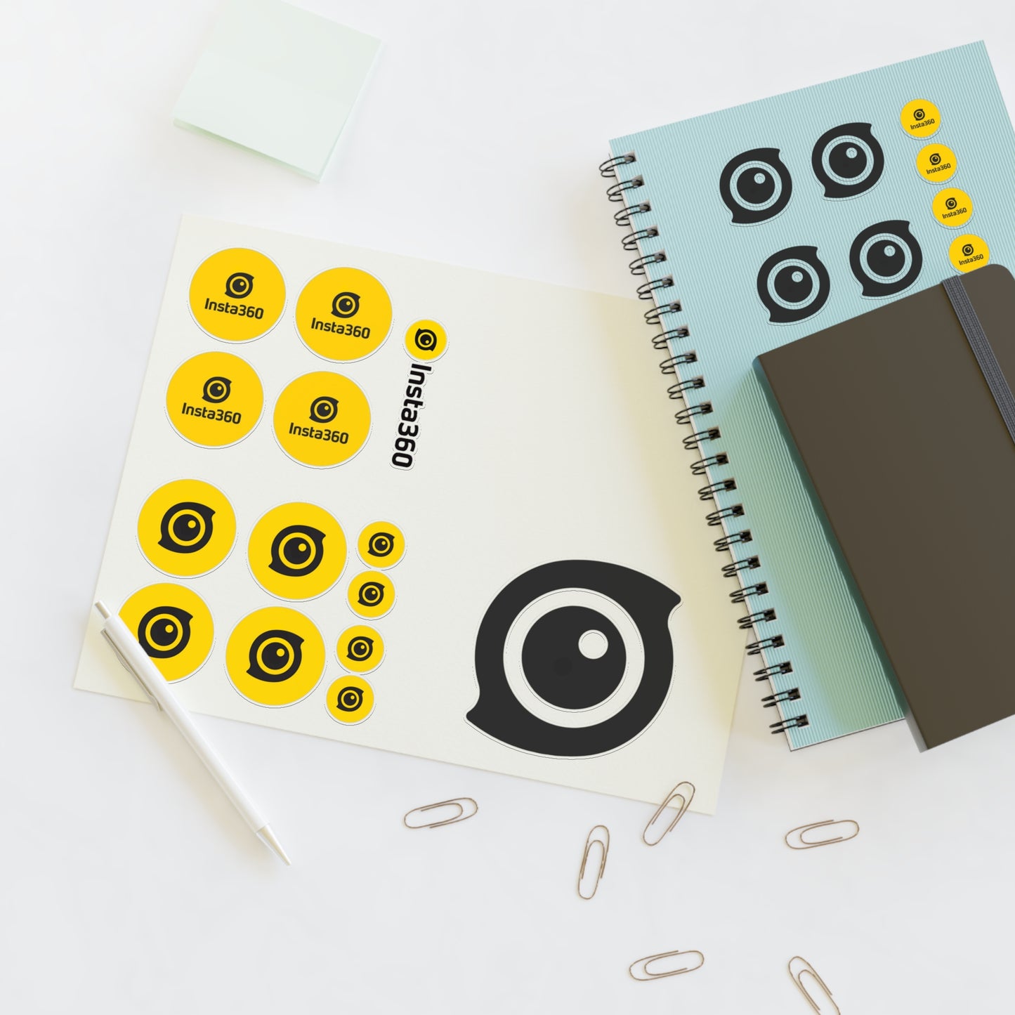 Insta360 Logo Premium Vinyl Sticker – Ultra Durable, Scratch-Resistant Decal