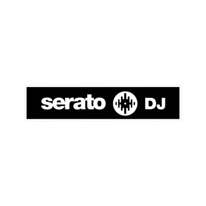 Serato DJ Logo Vinyl Sticker — Kiss-Cut Laptop Decal