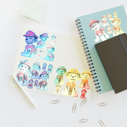 Paw Patrol Marshall Sticker Sheet — Fire Pup Character Decals for Kids