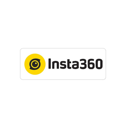 Insta360 Logo Die-Cut Outdoor Sticker — Transparent Weatherproof Decal