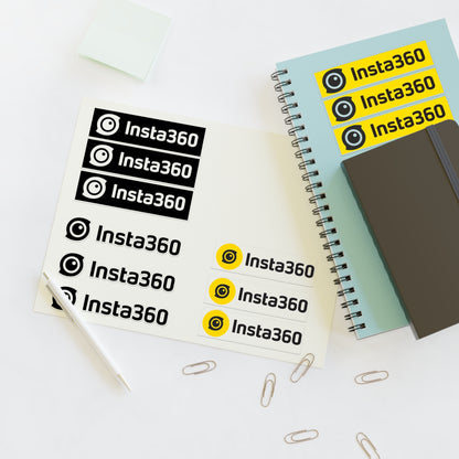 Insta360 Logo Aesthetic Sticker – Clean Minimal Camera Brand Decal
