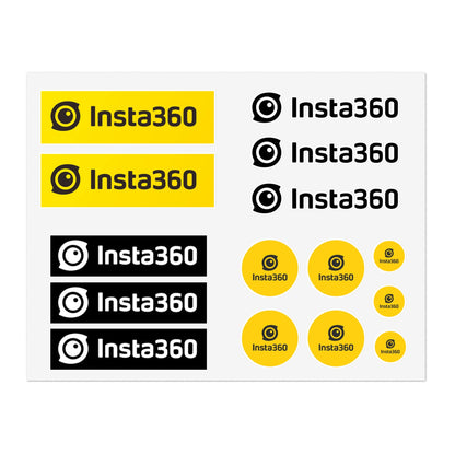 Insta360 Logo Sticker Waterproof Vinyl Decal for Laptop, Camera, Car, Helmet