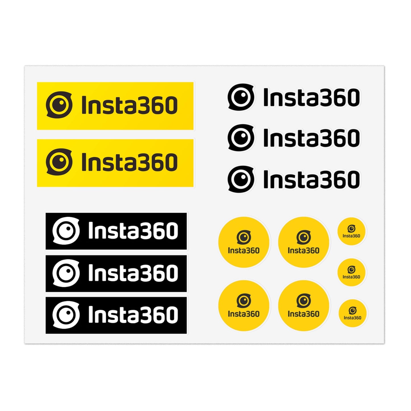 Insta360 Logo Sticker Waterproof Vinyl Decal for Laptop, Camera, Car, Helmet