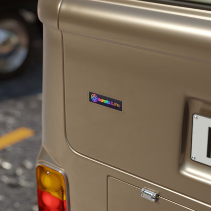 Serato DJ Pro Rainbow Logo Sticker — Die-Cut Transparent Outdoor Decal