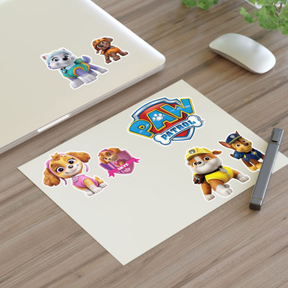 PAW Patrol Character Sticker Sheet — Skye, Chase, Rubble & Friends