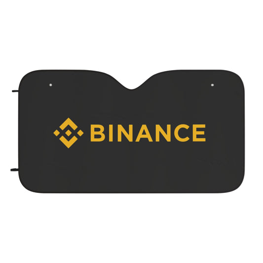 Binance Logo Car Sun Shade – UV Windshield Protector