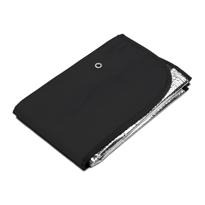 Bitcoin Wing Emblem Car Sun Shade — UV Protector for Crypto Enthusiasts