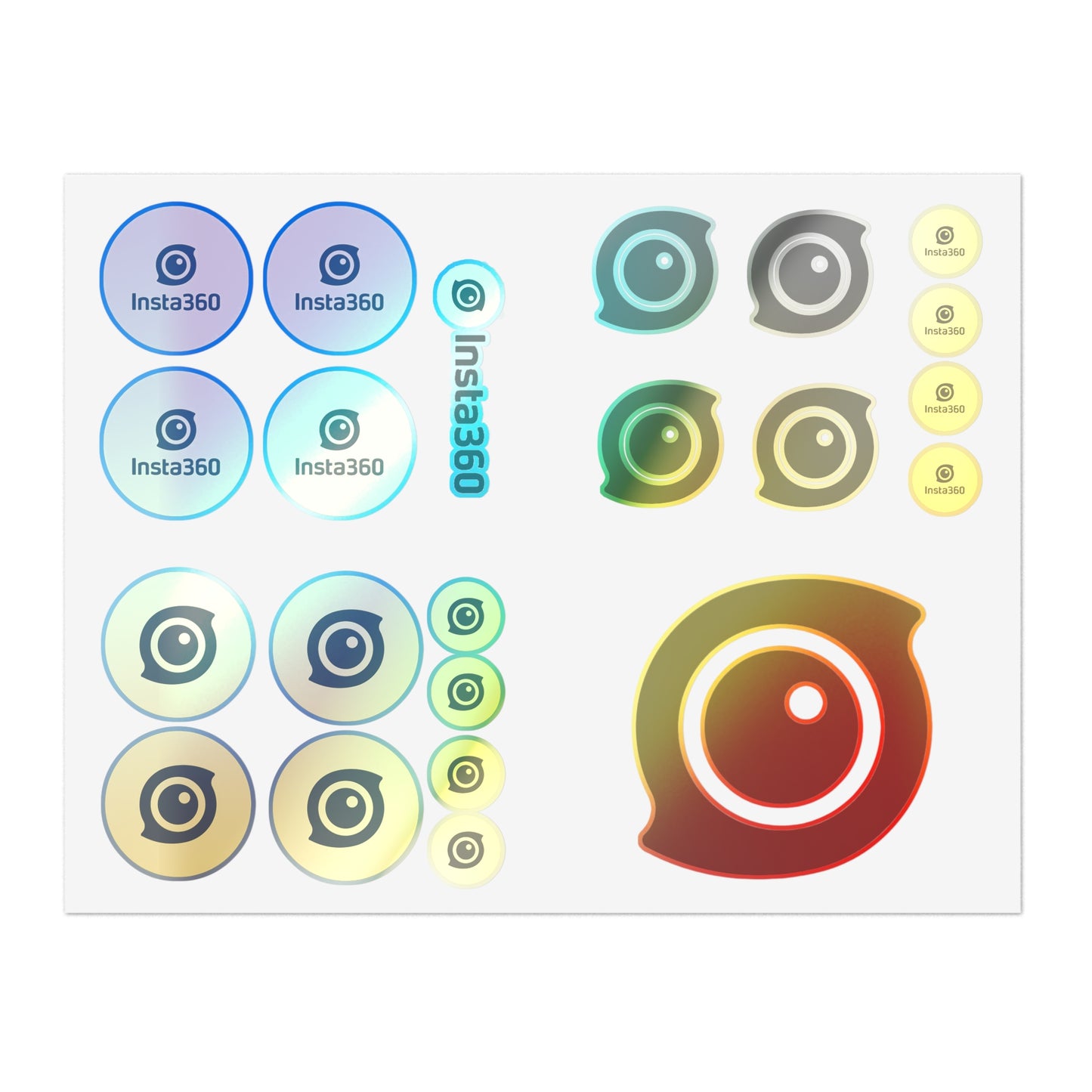 Insta360 Logo Premium Vinyl Sticker – Ultra Durable, Scratch-Resistant Decal