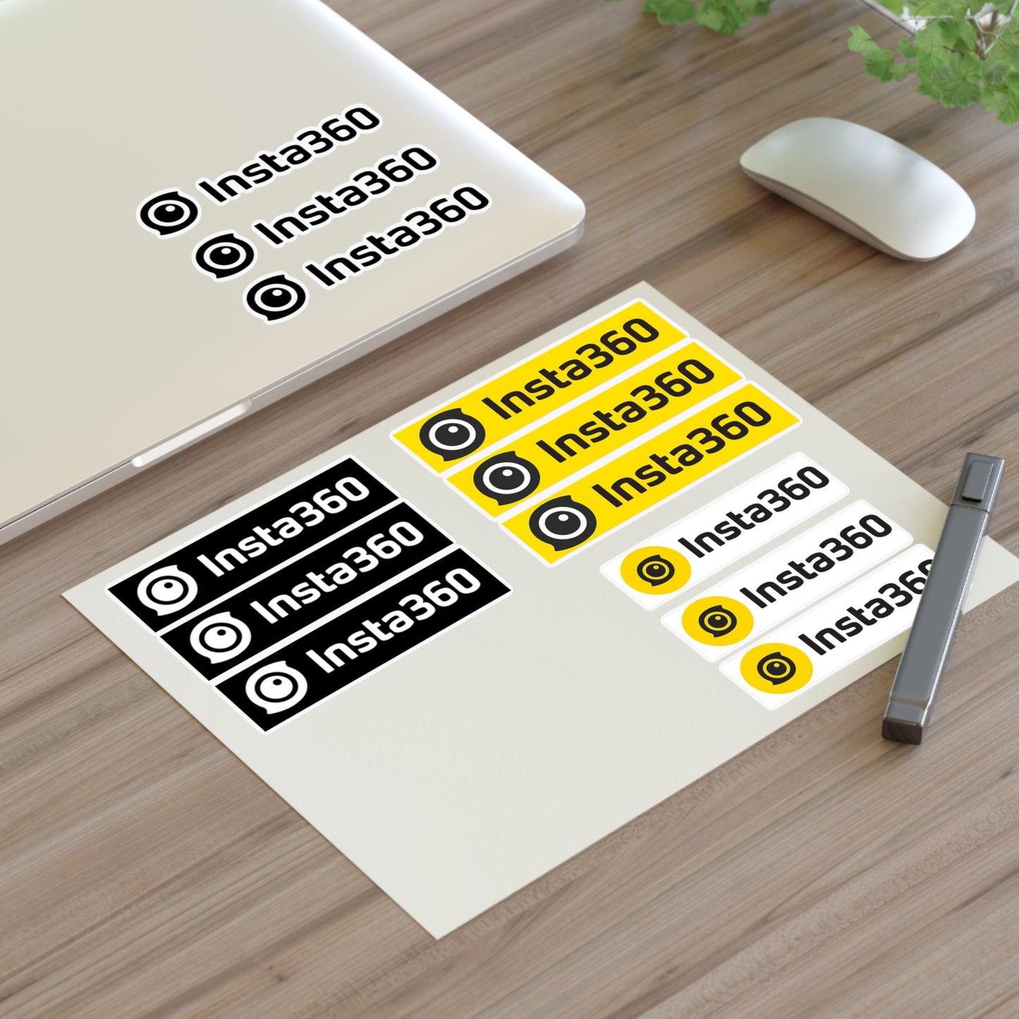 Insta360 Logo Aesthetic Sticker – Clean Minimal Camera Brand Decal
