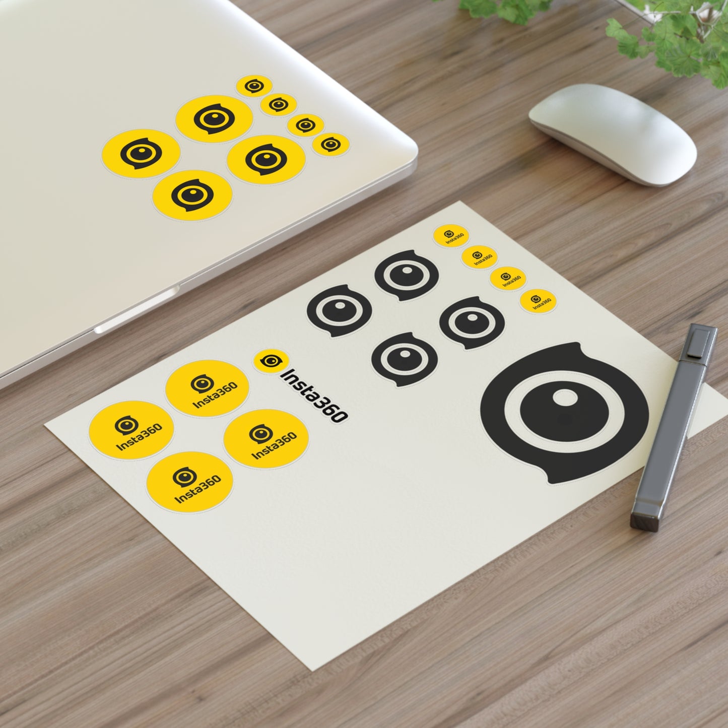 Insta360 Logo Premium Vinyl Sticker – Ultra Durable, Scratch-Resistant Decal