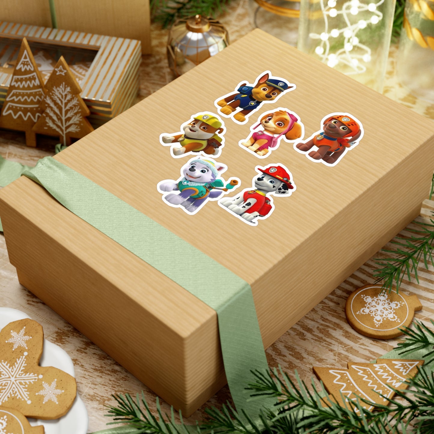 Paw Patrol Vinyl Kiss-Cut Sticker Set — Chase, Skye, Marshall & Friends