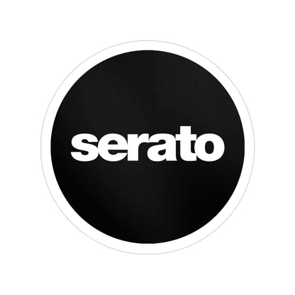 Serato Round Vinyl DJ Logo Sticker — Waterproof Outdoor Laptop & Car Decal