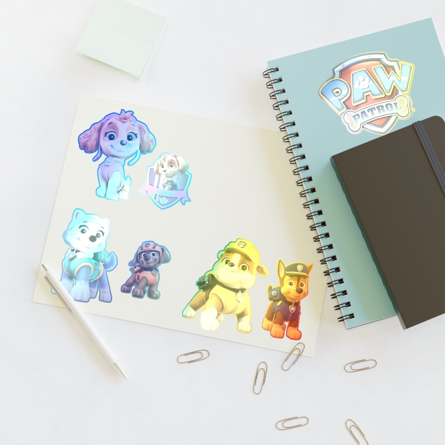 PAW Patrol Character Sticker Sheet — Skye, Chase, Rubble & Friends