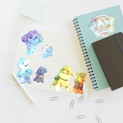 PAW Patrol Character Sticker Sheet — Skye, Chase, Rubble & Friends
