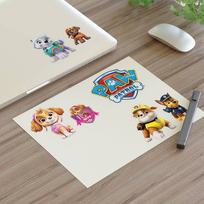 PAW Patrol Character Sticker Sheet — Skye, Chase, Rubble & Friends