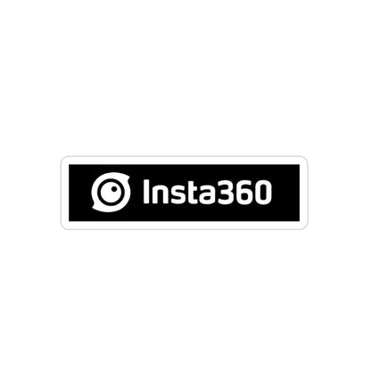 Insta360  Sticker — Weatherproof Transparent Camera Brand Decal