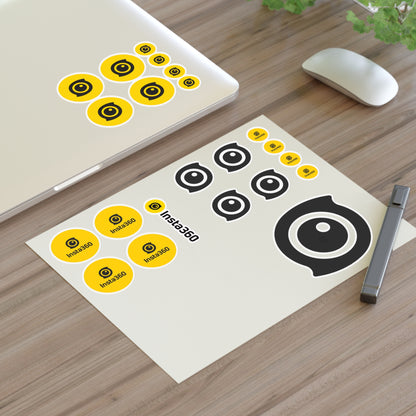 Insta360 Logo Premium Vinyl Sticker – Ultra Durable, Scratch-Resistant Decal