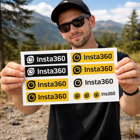 Insta360 Logo Aesthetic Sticker – Clean Minimal Camera Brand Decal
