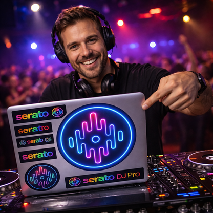 serato Sticker — Transparent Outdoor Vinyl